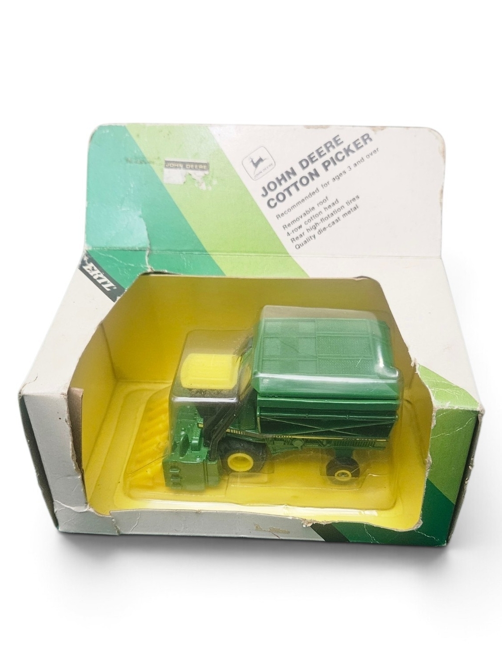 ERTL John Deere Cotton Picker 1/80 Scale Die-Cast Stock 1000EO Vintage 1980s